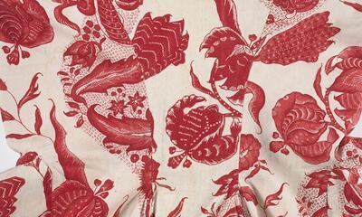Jak in handbeschilderde sits, 1750-1800, Collectie MoMu inv. T13/1533/B126, Foto: Stany Dederen