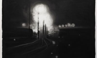 Joren Van Acker, ‘Untitled’, 2026, Charcoal on paper, 84 x 59 cm