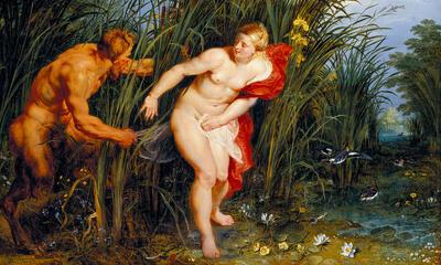 Peter Paul Rubens, Pan en Syrinx. 1617