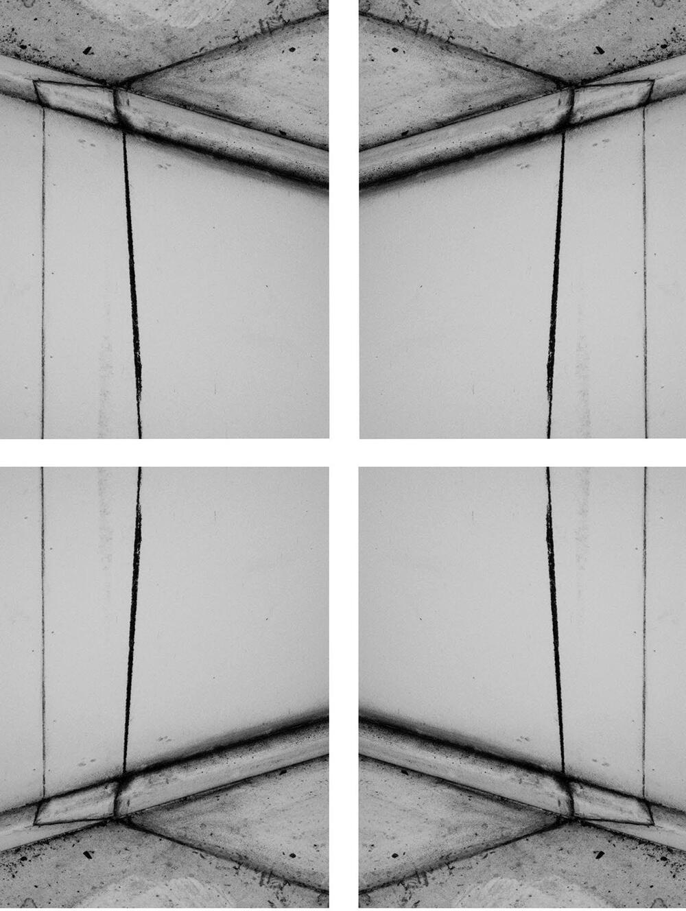 Tiemke Gauderis, Untitled, prints op papier gekleefd op dibond,