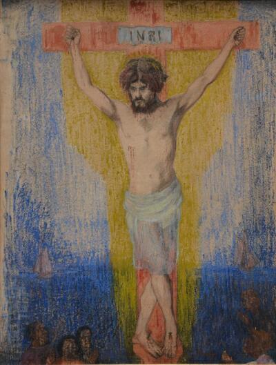 James Ensor Christus aan het kruis