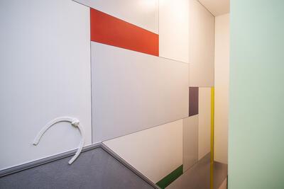 Wanddecoratie naar een ontwerp van Georges Vantongerloo