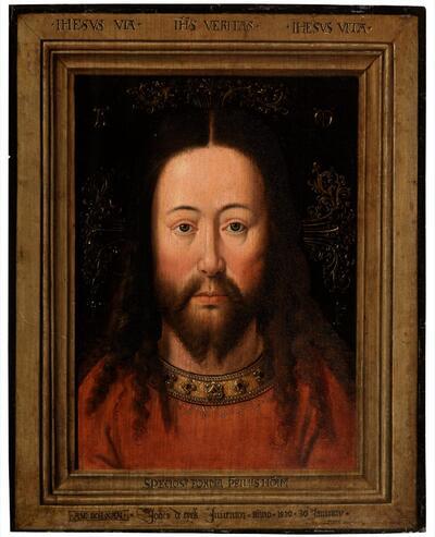 Anoniem naar Jan van Eyck, Vera Icon, eerste kwart 17de eeuw, olieverf op paneel, 33,3 x 26,6 cm