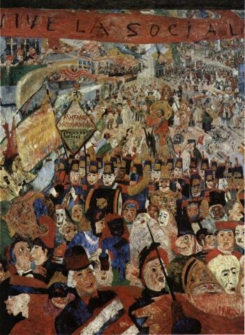 De intocht van Christus te Brussel, James Ensor