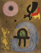 Joan Miro,  Paars van de maan