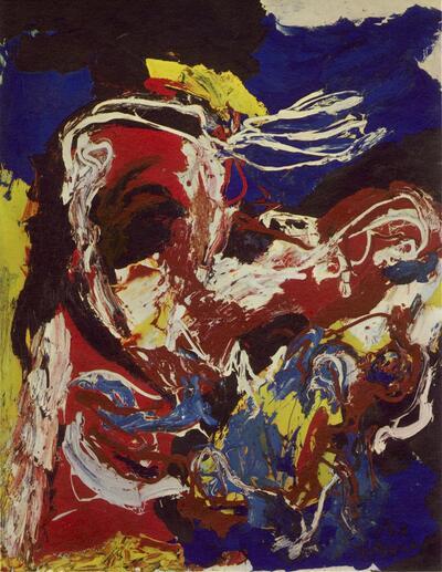 Karel Appel - De vliegende man