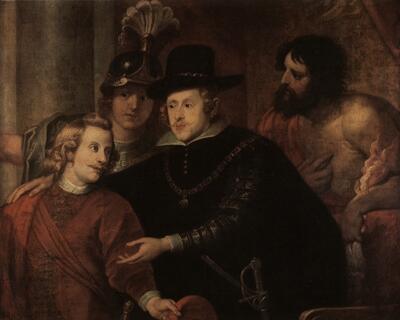 Gerard Seghers (1591-1651).Philips IV wijst prins Ferdinand aan als gouverneur van de Nederlanden