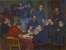 Theo van Rysselberghe De lezing