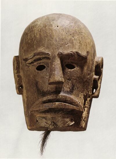 Een Batak-dodenmasker, Sumatra