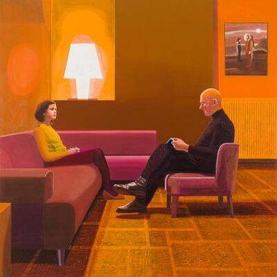 Hans Vandekerckhove - Self portrait with my daughter 