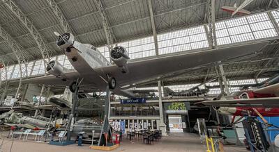 Het Duitse transportvliegtuig Junkers Ju 52 is volledig gerestaureerd door de vrijwilligers van het museum