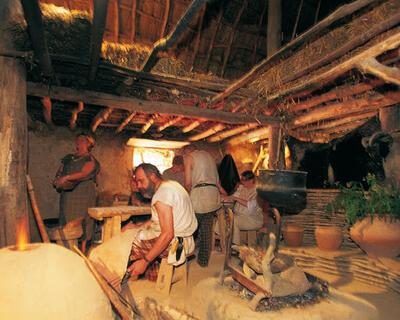 Archeologische site en museum van Aubechies-Beloeil