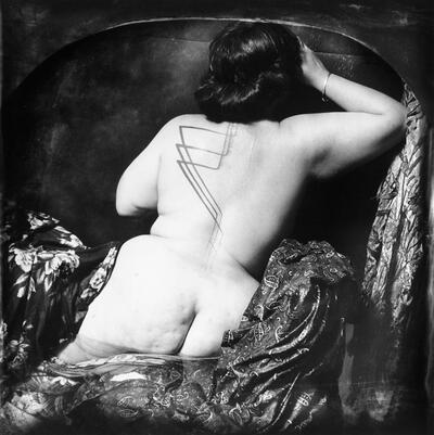 Joel-Peter Witkin Courbet in Rejlander's Pool, New Mexico, 1985