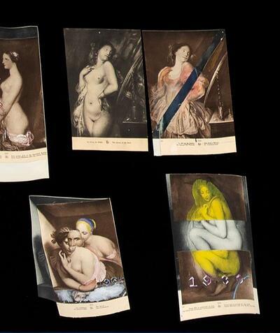 R. H. Quaytman - The Modern Subjects of Antoine Wiertz. Studies for Chapter 36, 2020.