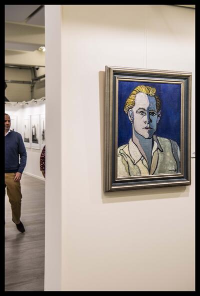 Jan Vaerten, Zelfportret, 1947, olieverf op doek MUSEUM JAN VAERTEN BEERSE