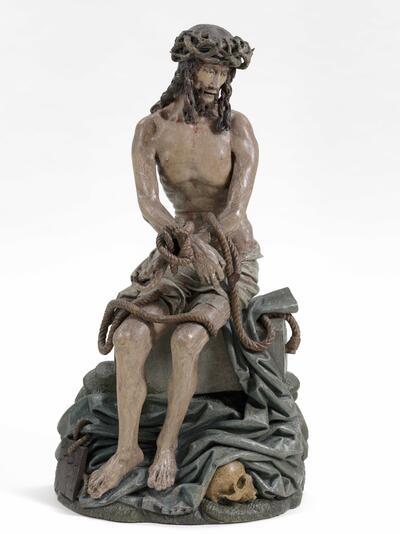 Jan II of Pasquier? Borman, Christus op de Koude Steen, ca. 1500, hout, 116 x 58 x 30 cm