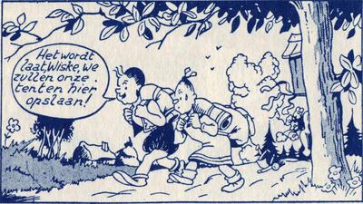 Willy Vandersteen De avonturen van Suske en Wiske, De Sprietatoom (voorpublicatie in krant 1946)