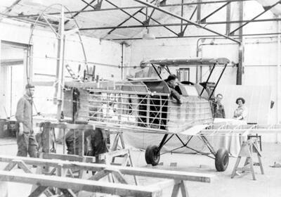 Binnenzicht fabrieksgebouw Stampe & Vertongen