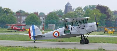 De SV-4A (OO-GWC), een Topstuk van de Vlaamse Gemeenschap, is de oudste nog vliegende Stampe & Vertongen