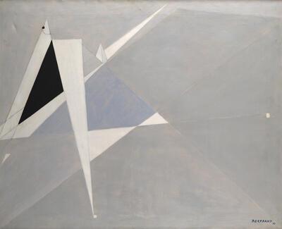 Gaston Bertrand, Dunes (Duinen), 1951, olieverf op doek, 65,4 x 80,5 cm COLLECTIE MUSEUM VAN ELSENE