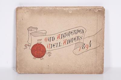 Max Rooses, Oud Antwerpen Vieil Anvers, Brussel, 1894, met illustraties van de Antwerpse schilder Frans Van Kuyck, ontwerper van Oud Antwerpen