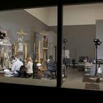 Het restauratieatelier in het Museum voor Schone Kunsten, Gent