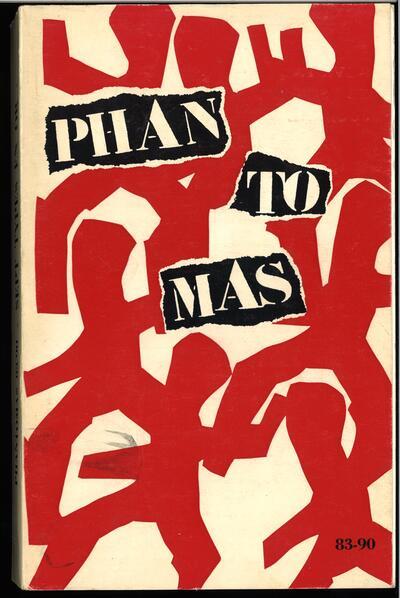 Wout Hoeboer, Zonder titel, s.d., linosnede, 24,7 x 22,9 cm (cover van Phantomas, vol. 16, nr. 83-90, 1969) - MU.ZEE, OOSTENDE. SCHENKING VAN ASTEN-HOEBOER