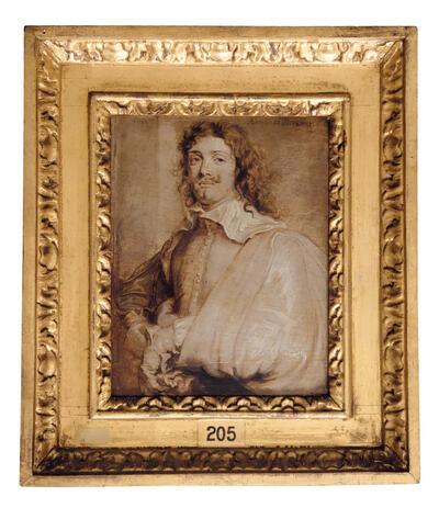 Anthony van Dyck, Portret van Adriaen Brouwer, ca. 1634