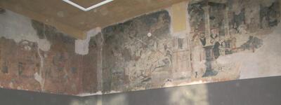 Muurschilderingen in het hypocaustum van het Hof van Busleyden, na 1507 en voor 1515