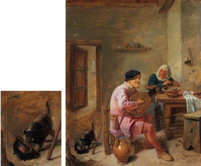 Adriaen Brouwer, Interieur met luitspeler en zingende 15 vrouw, ca. 1630/32, olieverf op paneel, 37 x 29,2 cm VICTORIA & ALBERT MUSEUM, LONDEN, INV. NR. CAI.80