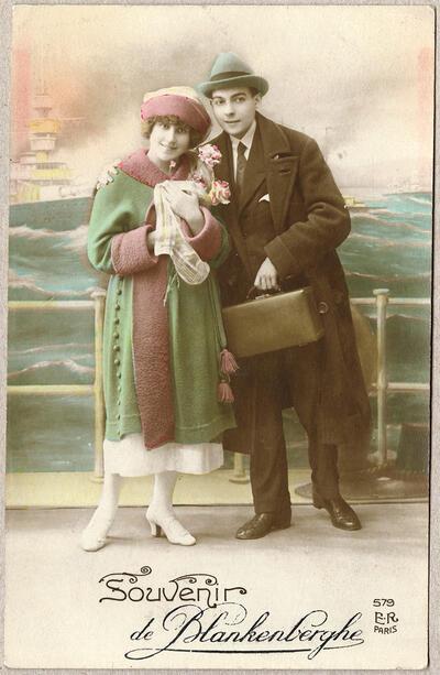 Oude foto’s van geliefden wekken de indruk dat het er vroeger nogal preuts aan toeging, maar… COLLECTIE HUIS VAN ALIJN, GENT