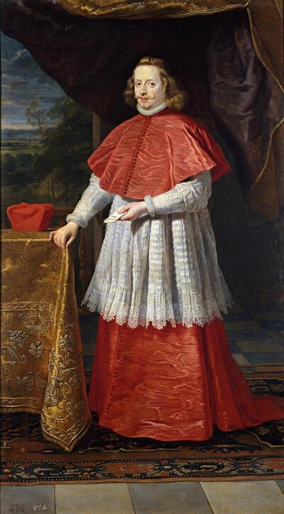 Gaspar de Crayer, Portret van kardinaal-infant Ferdinand van Oostenrijk, 1639, olieverf op doek, 219 x 125 cm MUSEO NACIONAL DEL PRADO, MADRID