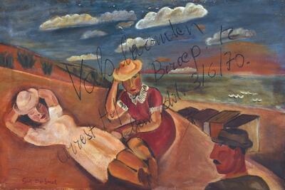 Dit plotseling opgedoken schilderij van Gust de Smet werd in 1970 vals bevonden
