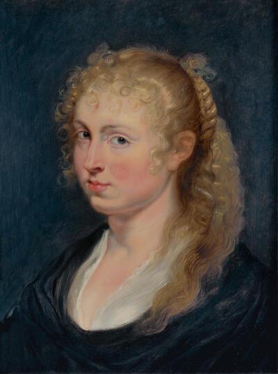 Uit de kunstcollectie van de Arenbergs: Peter Paul Rubens, Jonge vrouw met krullen, ca. 1618-1620, olieverf op paneel, 67 x 52,4 cm Dr. Armand Hammer Collection, Los Angeles