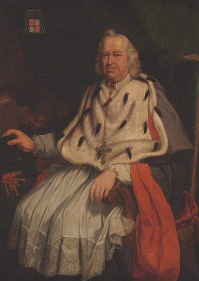 Matthias de Visch, Portret van bisschop Van Susteren, 1740, olieverf op doek. COLLECTIE GROENINGEMUSEUM BRUGGE, INV. 000.GRO0576.I