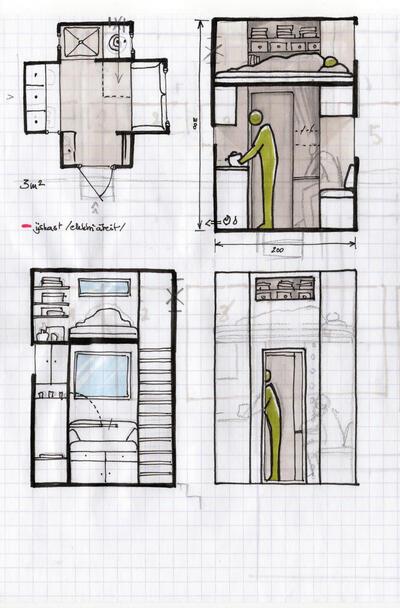 De Grond der Dingen, voorstel voor de vierkante meter: Tilde Potoms, Tiny House