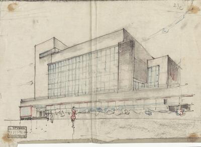 Voorontwerp voor het casino van Blankenberge, 1930.