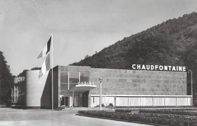 Het casino van Chaudfontaine, 1938.