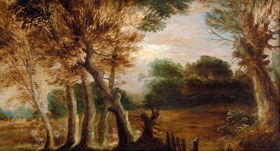 Peter Paul Rubens, De wilgen, ca. 1636, olieverf op paneel, 18,5 x 33,3 cm COLLECTIE SPEELMAN, MUSEUM OF FINE ARTS, HOUSTON