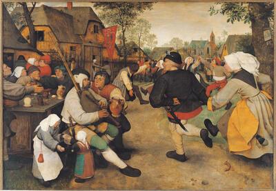 Pieter Bruegel de Oude, Boerenkermis, ca. 1567 KUNSTHISTORISCHES MUSEUM, WENEN, INV. NR. 1059