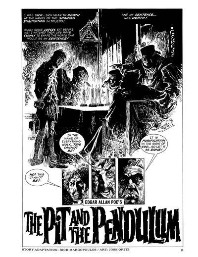 José Ortiz, The Pit and the Pendulum, in: Creepy, nr. 69, februari 1975.