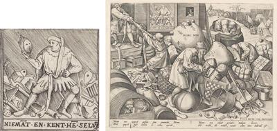 Pieter Bruegel de Oude, De strijd tussen Carnaval en Vasten, detail