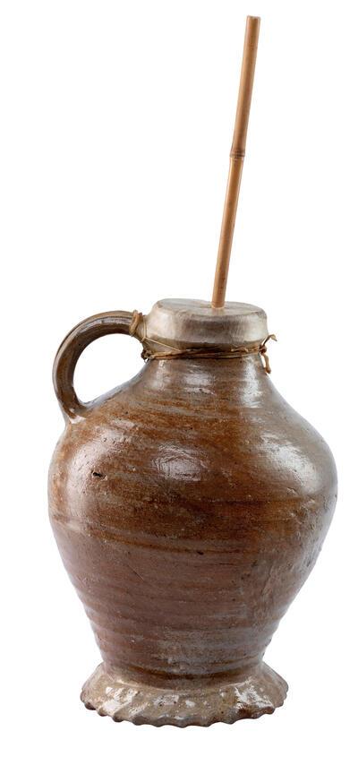 Rommelpot uit de collectie van het Openluchtmuseum Bokrijk