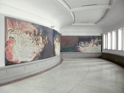 2. Luc Tuymans, The Arena, 2017, fresco Museum voor Schone Kunsten Gent - Courtesy Studio Luc Tuymans