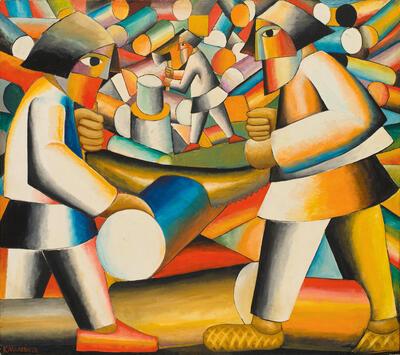 Kazimir Malevich, Houthakkers, Museum voor Schone Kunsten Gent