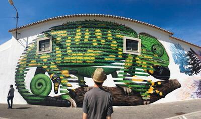 Cee Pil, Portugal, 2017, project Graffiti Goldrush van Wallin’,