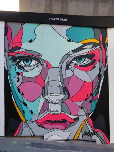Nova Dead, 2016, Brussel, aan Bozar (verdwenen), initiatief van Urbana