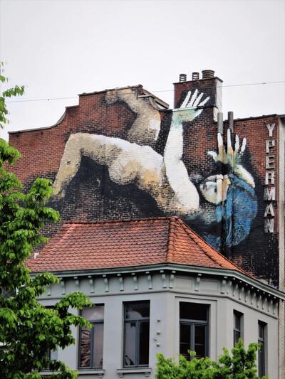 Bonom, 2016, Kortrijk, Vlasmarkt, initiatief van Stad Kortrijk