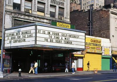 Jenny Holzer, Forty-second Street Art Project, 1993, Times Square, New York