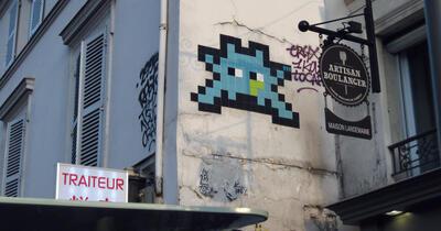 Invader in Parijs